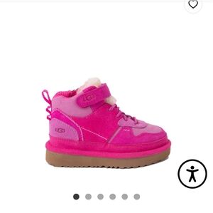 UGG® Highland Hi Heritage Sneaker - Toddler / Little Kid - Raspberry Sorbet / Ro